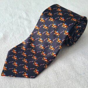 Equestrian Museum Artifacts Tie Horse Pattern